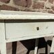 Table d'appoint en sapin vintage shabby chic