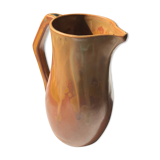 Enamelled stoneware pourer signed Denbac