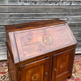 Furniture scriban in cherry tree period louis xvi xviii century