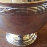 19th century teapot and sugar bowl. Silver metal hallmark.