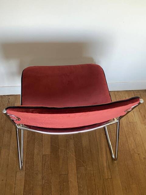 Velvet armchair, 1970