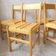 4 chaises vintage