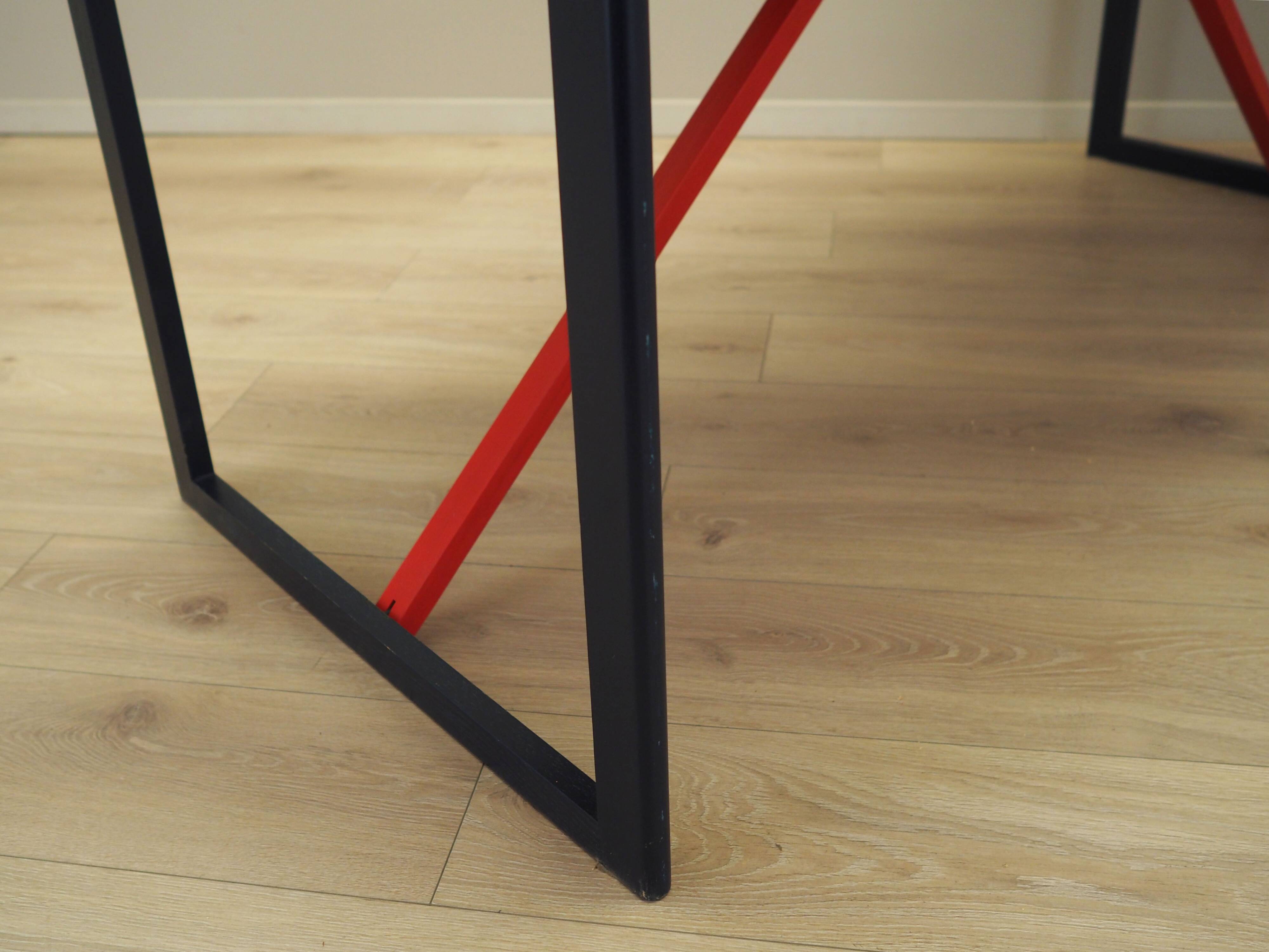 Acacia desk, Italian design, 1980s, production: Italy