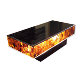 Table basse lumineuse années 70