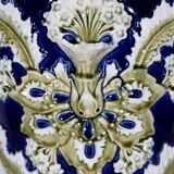 Earthenware vase, faience factory of fives lille - early twentieth century