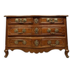 Commode galbée époque - louis