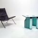 Table basse "Supercalif", conçue par Luigi Massoni pour Gallotti & Radice