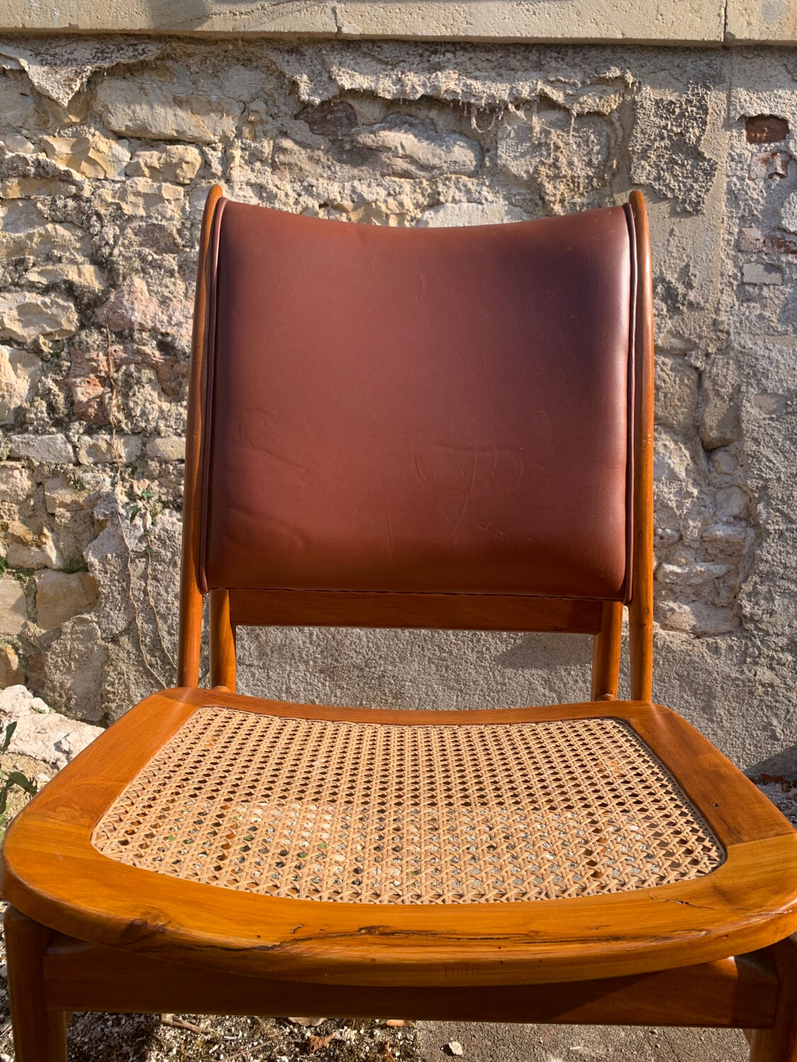 Two rare FJ49 Egyptian Finn Juhl chairs