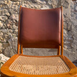 Two rare FJ49 Egyptian Finn Juhl chairs