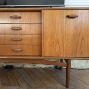 Vintage Scandinavian teak sideboard by G Plan, 1960.