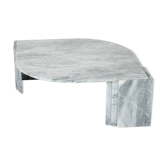 Table basse en marbre gris, 1970s