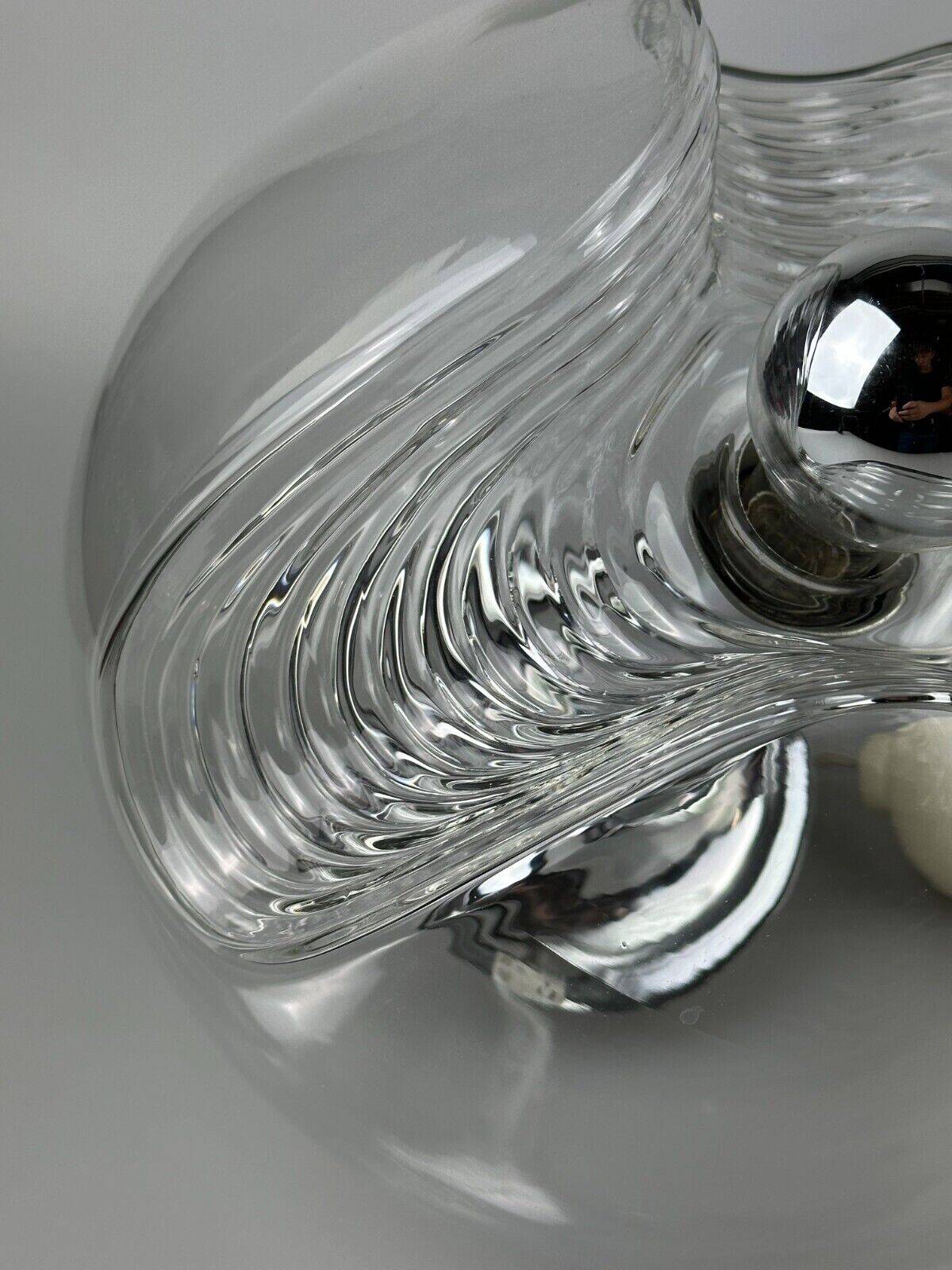60s 70s ceiling lamp hanging lamp Peill & Putzler "Wave" Koch & Lowy Design