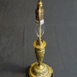 Single-fire bronze lamp, H 37 cm