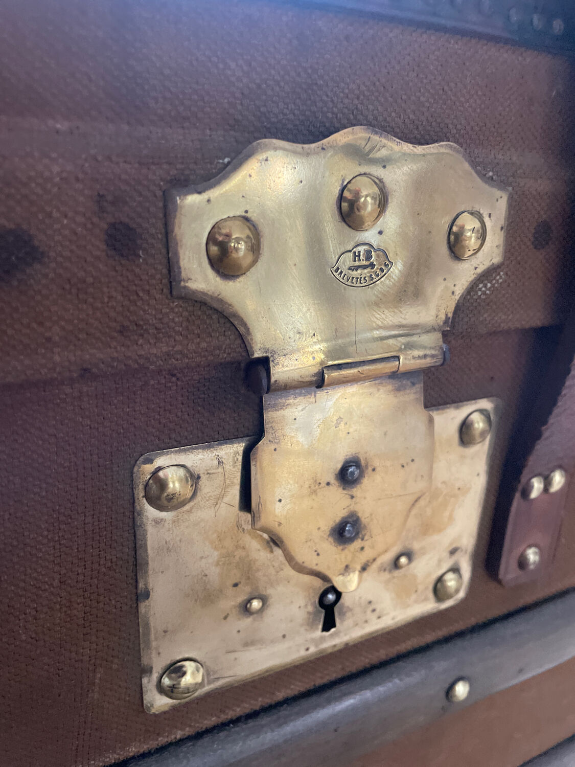 Travel trunk late nineteenth century