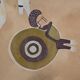 Tassili Rock Painting, signed G. Le Poitevin – 1960