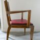 Fauteuil Art Deco en palissandre