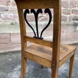 Vintage Alsatian peasant chair from the Directory period