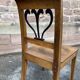 Chaise paysanne alsacienne vintage d'époque directoire