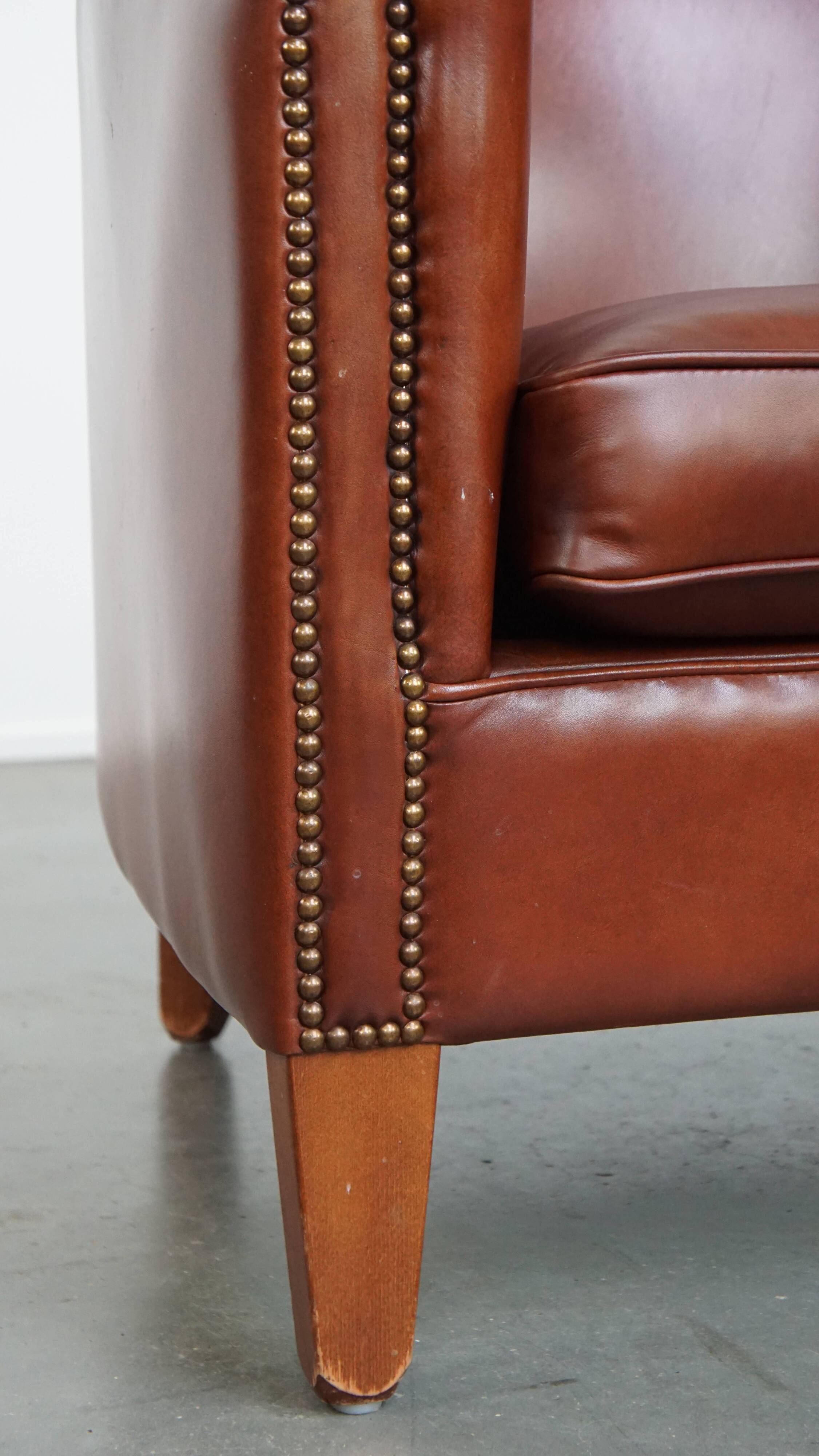 Club Chair in Cowhide Leather