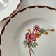 6 dessert plates HBCM Montereau model Huguette