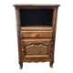 Small side table in carved oak in Louis XV style.