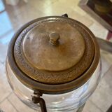 Engraved Crystal Cookie Jar