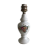 Pied de lampe vintage en porcelaine