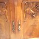 Two-body Art Nouveau 1900 sideboard stamped Georges Ernest Nowak