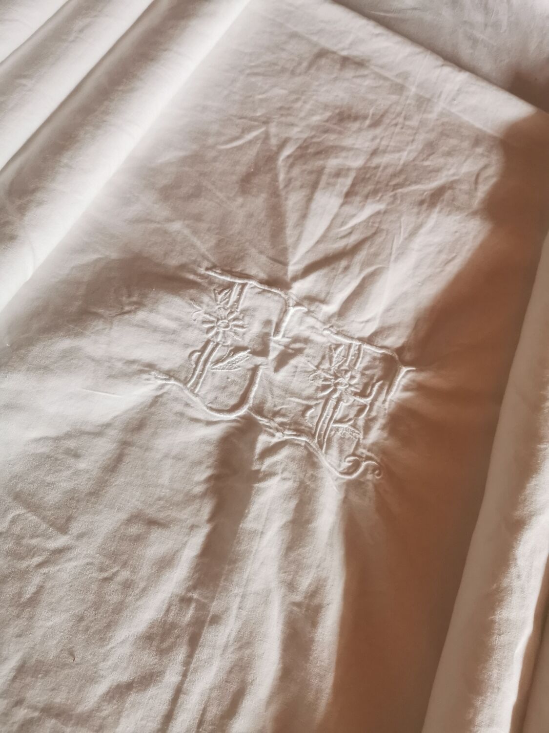 Very old monogrammed sheet