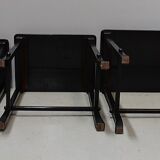 Chinese pull out tables in lase black