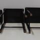 Chinese pull out tables in lase black
