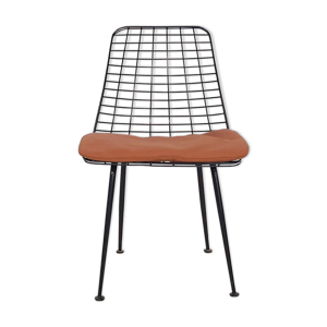 Chaise en fil de métal - 1950