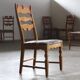 Chaises en chêne à dossier haut Razorblade vintage par Kjærnulf, années 1960, design danois