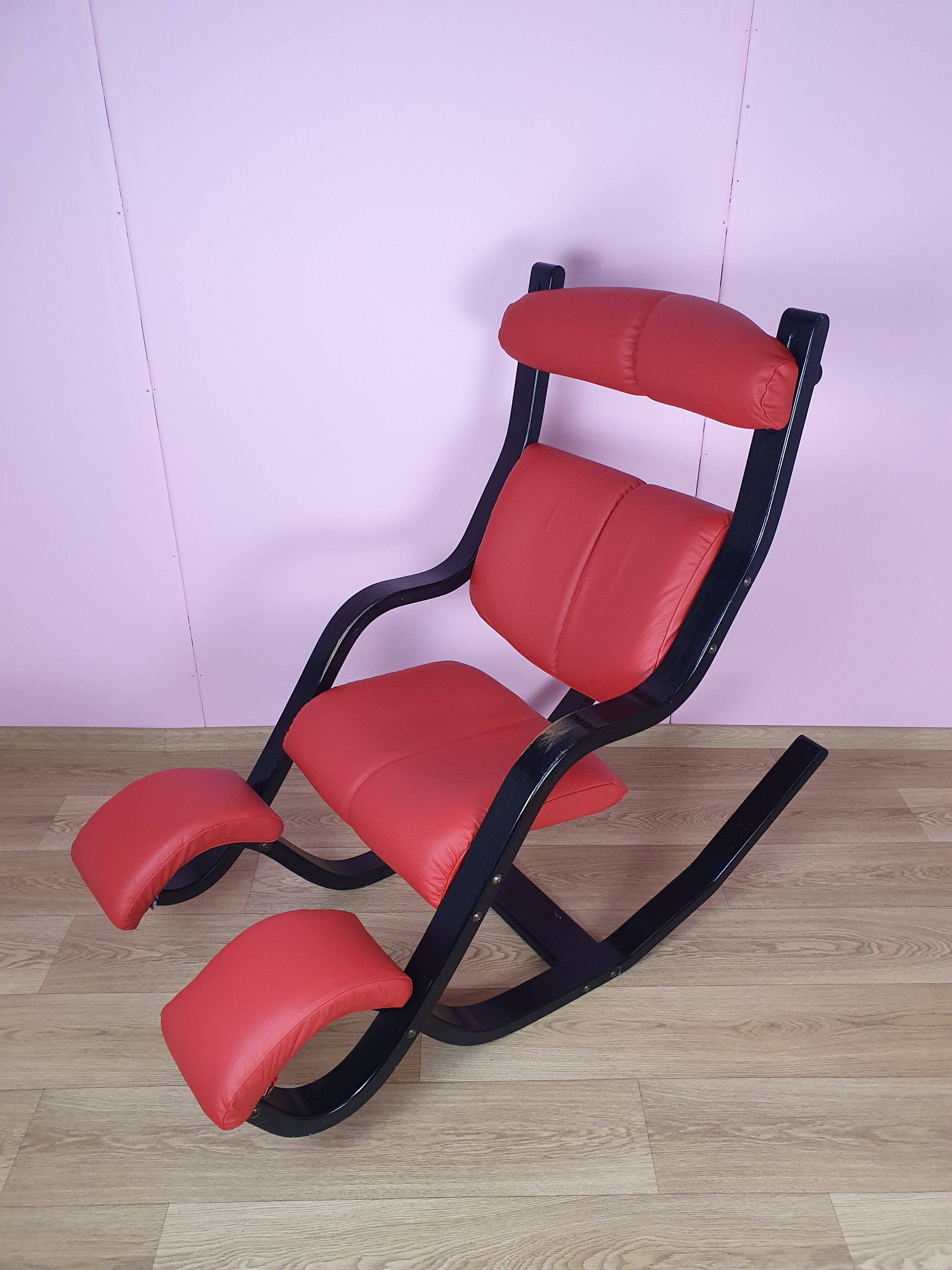 Vintage Gravity Balans Lounge Chair by Peter Opsvik for Stokke, 1980s