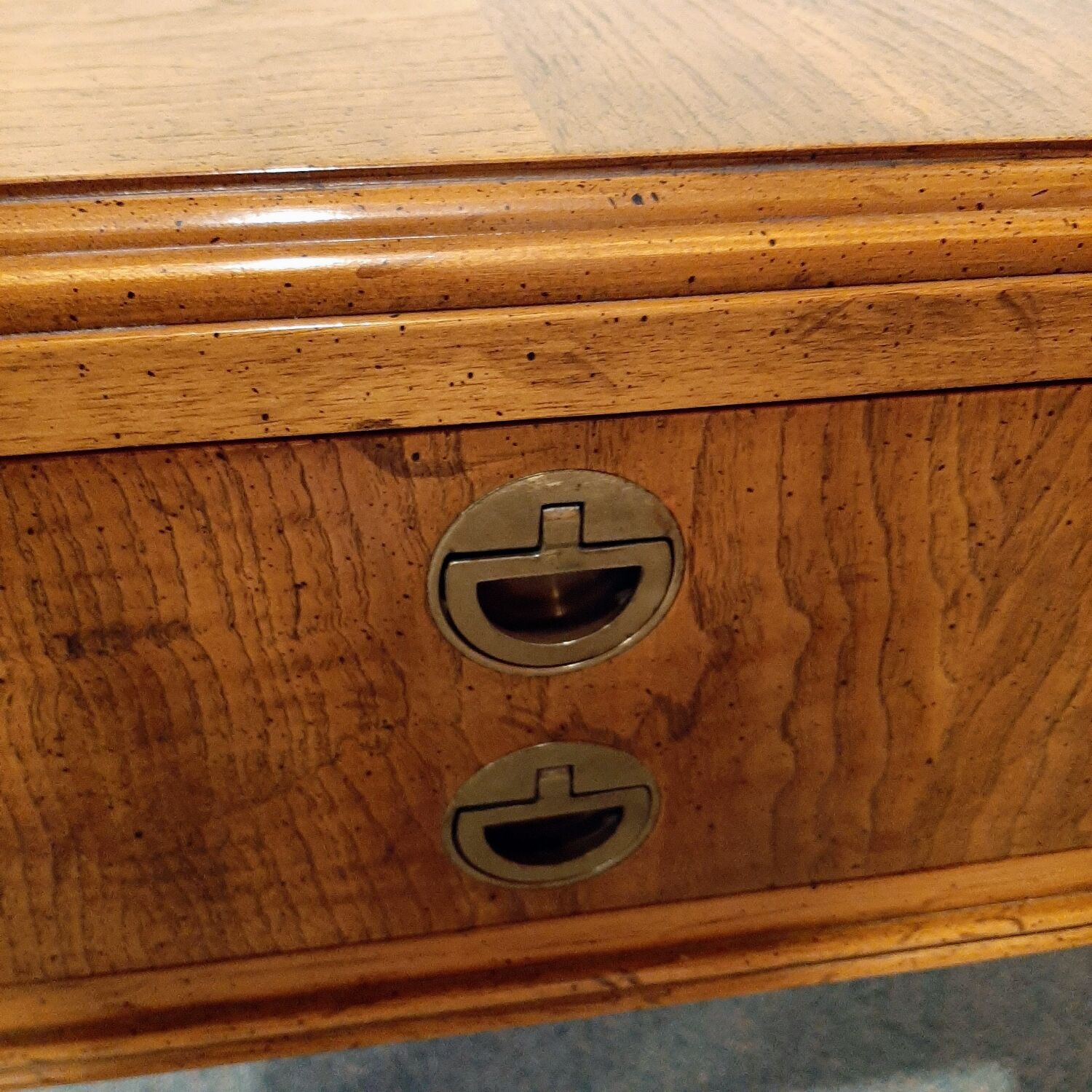 Vintage Drexel walnut bedside table, 1960