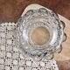 Vintage glass moulded globe – Light fixture with bubble decor
