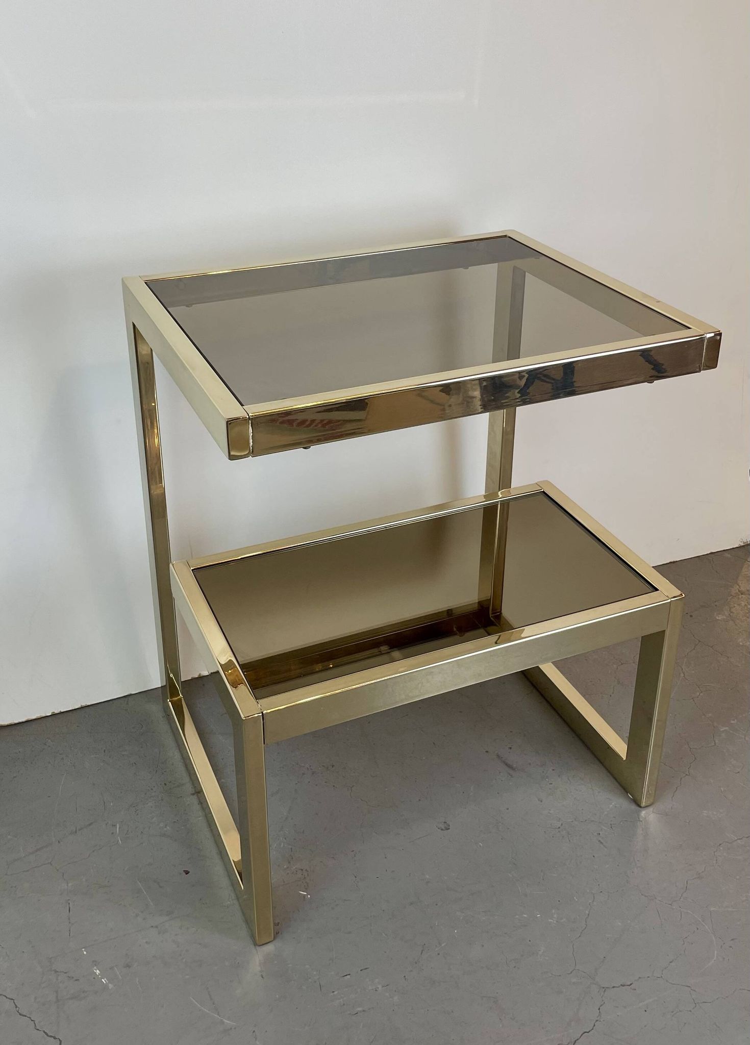 G, Table d'appoint, par Belgochrom pour la Dewulf Selection, Belgique, 1970
