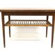 Scandinavian extendable mahogany coffee table, Sweden, 1950s