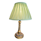 Polychrome and gilded wooden lamp 1920