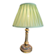 Lampe en bois polychrome et doré 1920