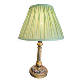 Polychrome and gilded wooden lamp, 1920