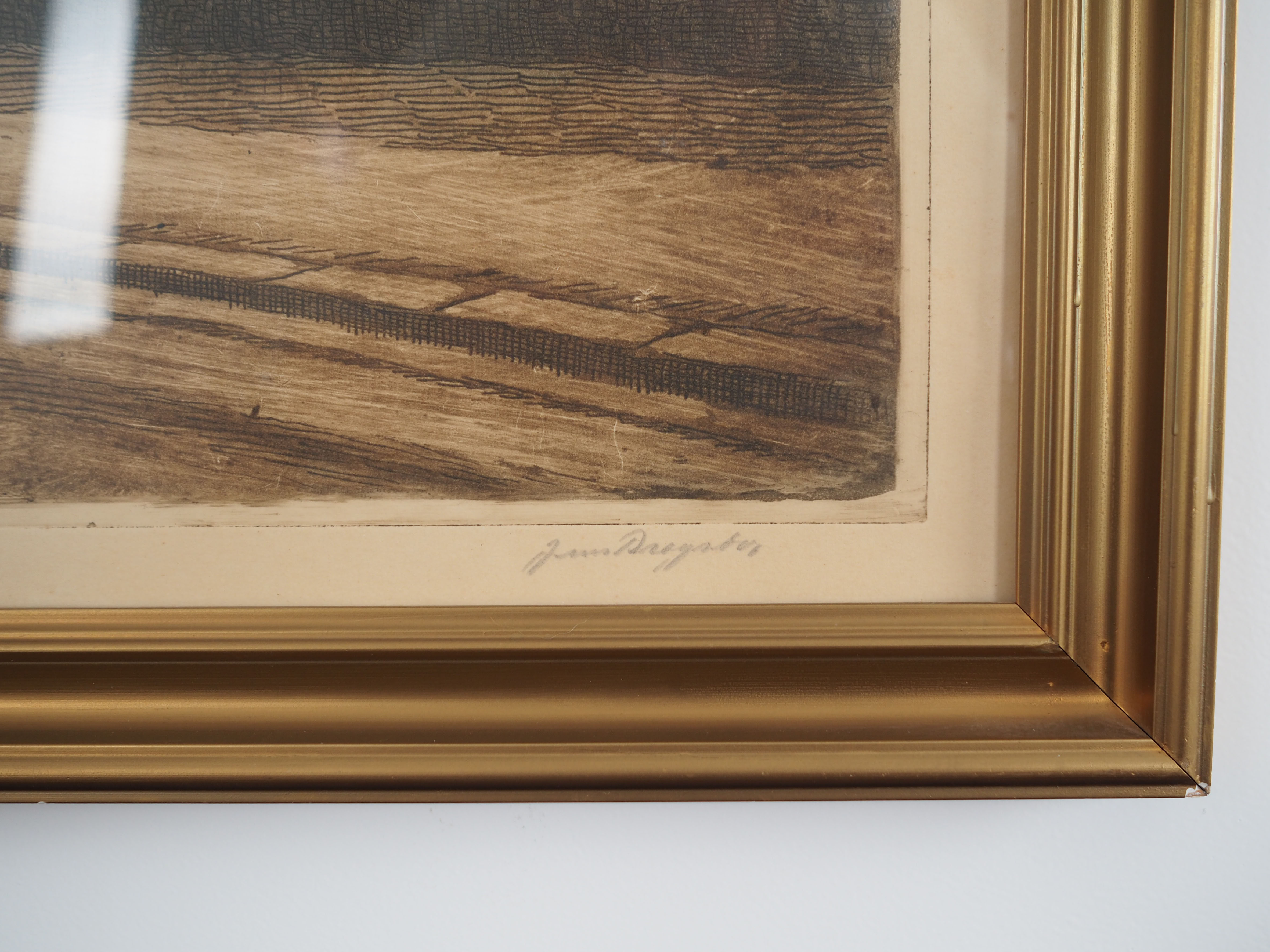 Peinture « The Windmill », design scandinave, années 1970