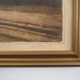 Peinture « The Windmill », design scandinave, années 1970