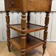 small walnut side table