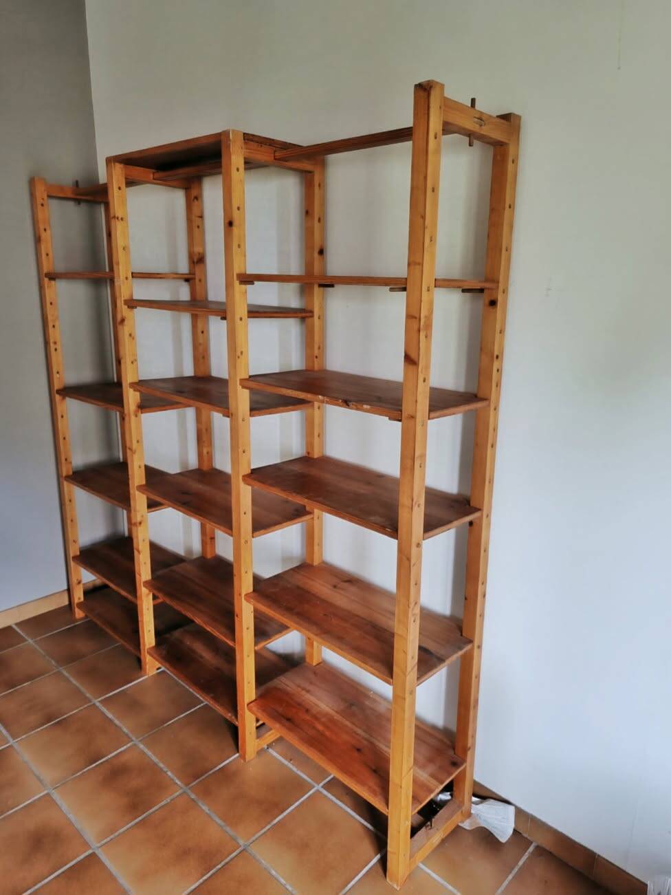 Bookcase - Vintage pine shelf