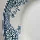 Set of 6 flat plates, Saint Amand model Suzanne, floral decoration