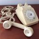 Téléphone cadran rotatif ivoire « Temat Quimper » Socotel 63 vintage