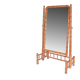 Bamboo-style psyché mirror in the Napoleon III style.