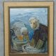 Einar Emland, Swedish painting, 1960s, Oil on canvas, Framed