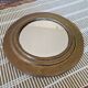 Round brass mirror